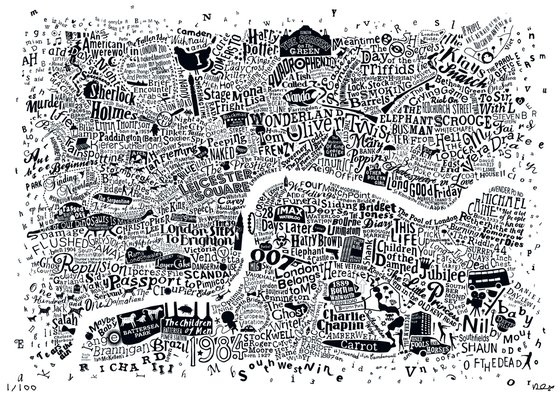 CENTRAL LONDON FILM MAP (White A3)