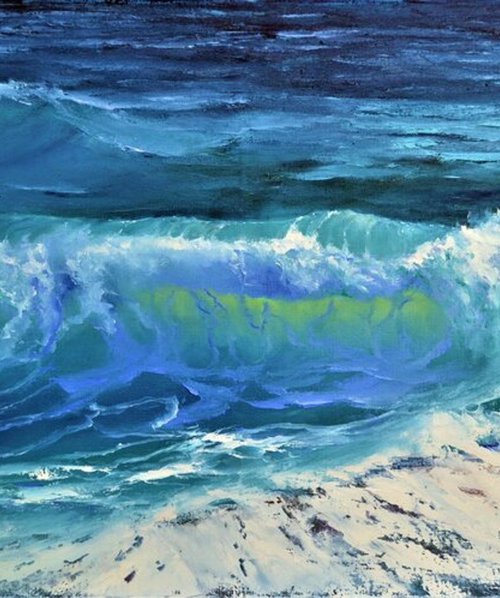 Transparent wave by Elena Lukina