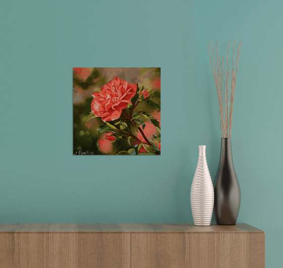 Rose Painting Floral Botanical