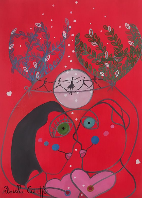 Les amoureux et la Lune