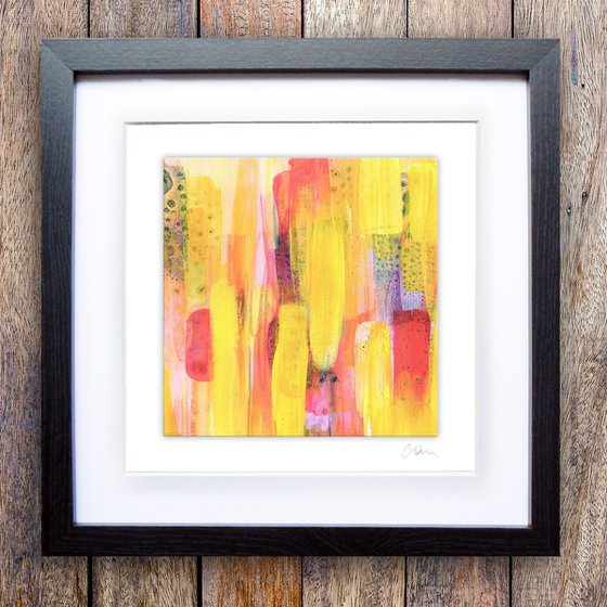 Original Abstract Painting - Ready to hang abstract on paper #3