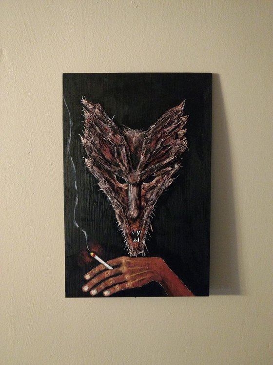 Old Smoke. Original MASK painting.