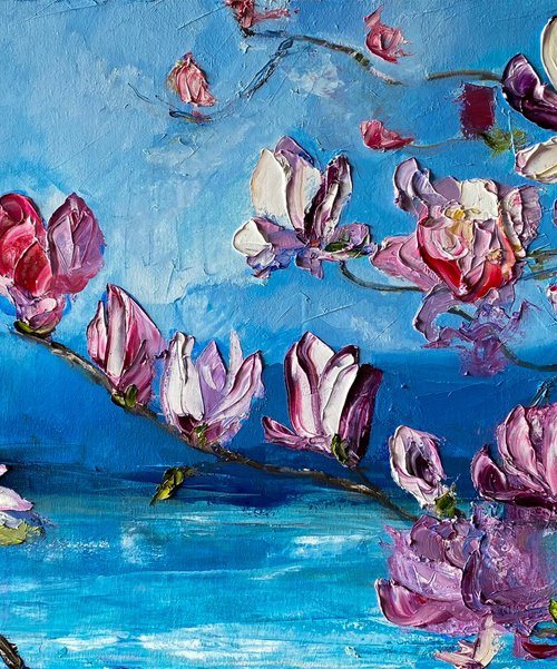 Magnolia Landscape by Mily Art