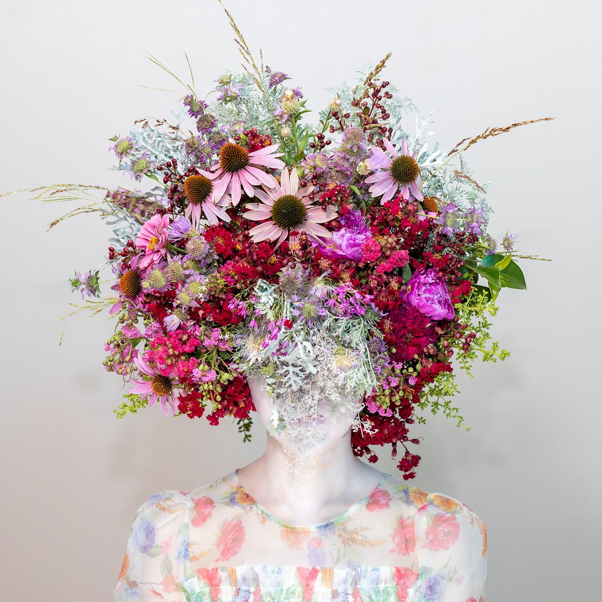 Surrealistic Portrait Photograph By Ziesook You, 20 X 20", Marvin