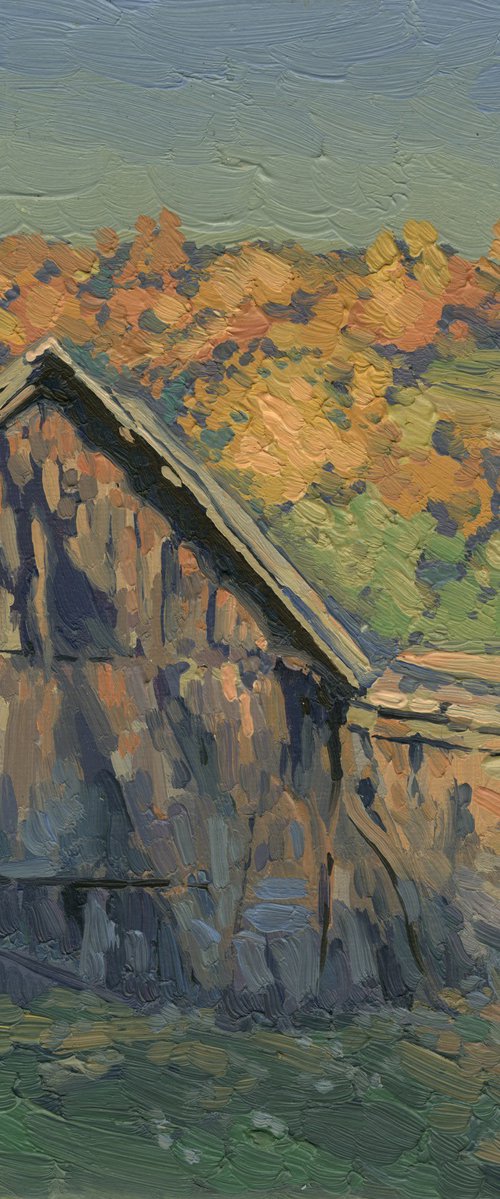 Bathhouse in October by Simon Kozhin