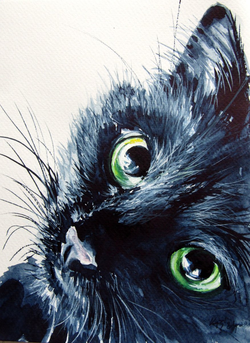 Black cat II by Kovacs Anna Brigitta