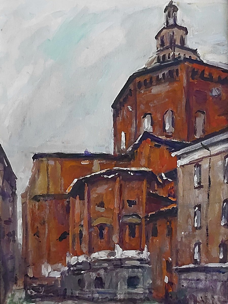  Italian Church. By Dimitris Voyiazoglou, 17 X 20, Artwork For Sale On Artfinder