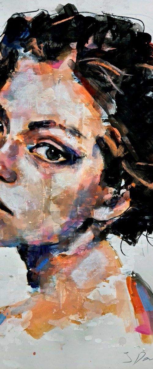 portrait study 10-1-20 by Thomas Donaldson