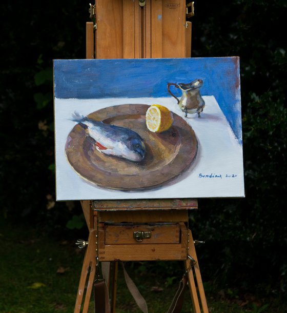 Sparus Aurata – Original Oil Painting