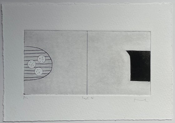 Quiet Interior No.2 drypoint print