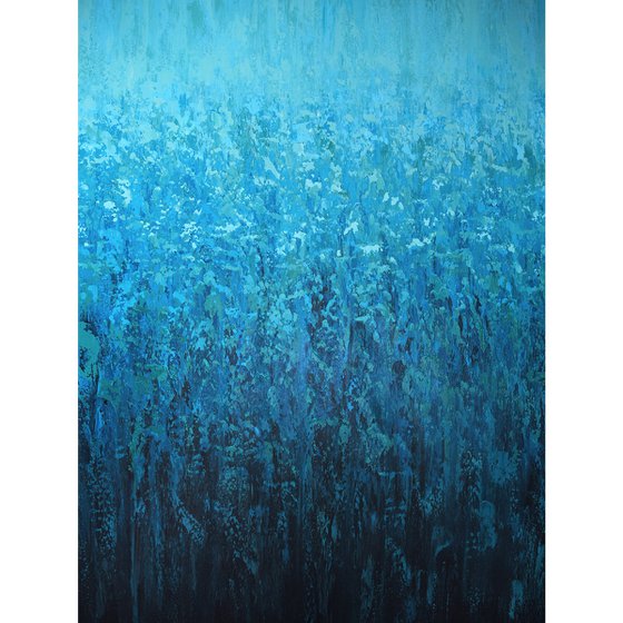 Cascading Blues - Color Field