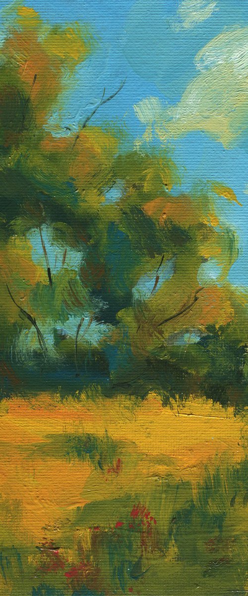 Sunlit Fields of Summer by Alexeï Yakurin