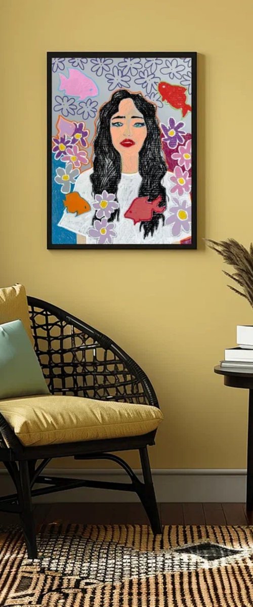 She Dreams in Color and Water by Sasha Robinson