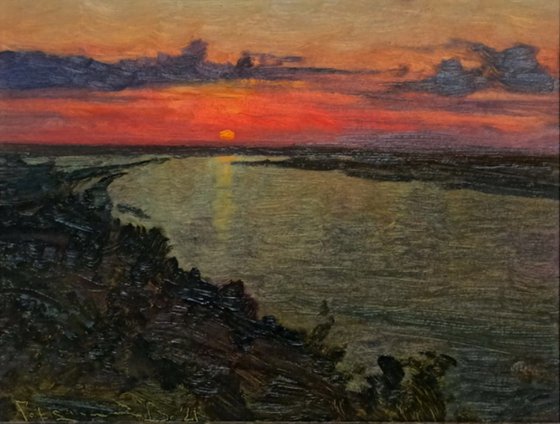 Evening coolness of the Dnieper