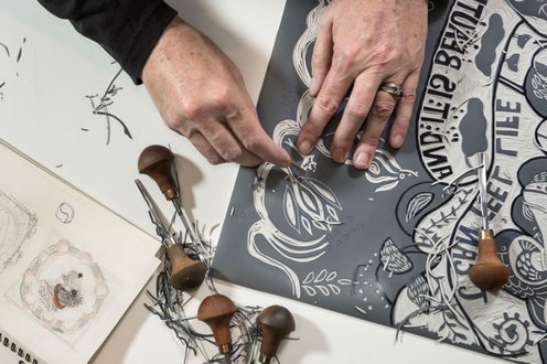 Cover image for What are linocuts, screenprints, and etchings? collection