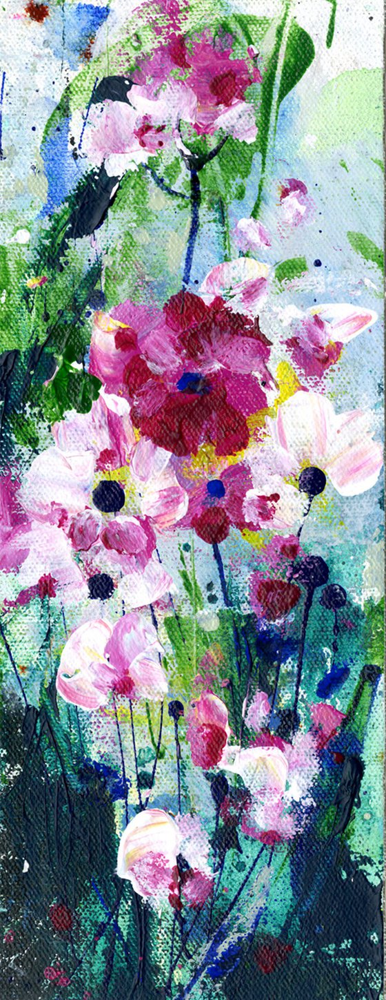 Magenta Happiness - Flower Painting by Kathy Morton Stanion