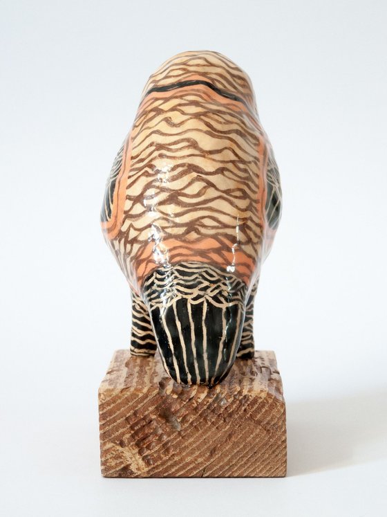 Ceramic sculpture "Bird"