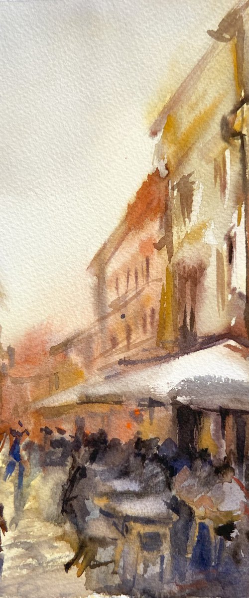 Old city by Nataliia Nosyk