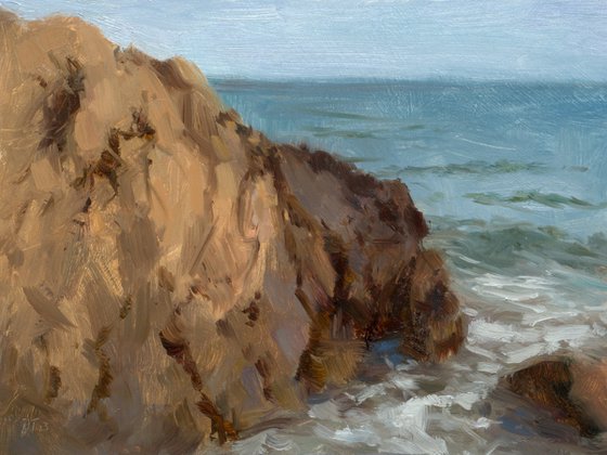Sea cliffs at summer solstice