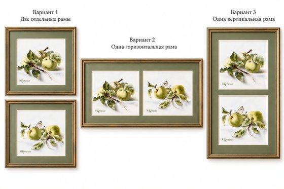 Apple Orchard Diptych