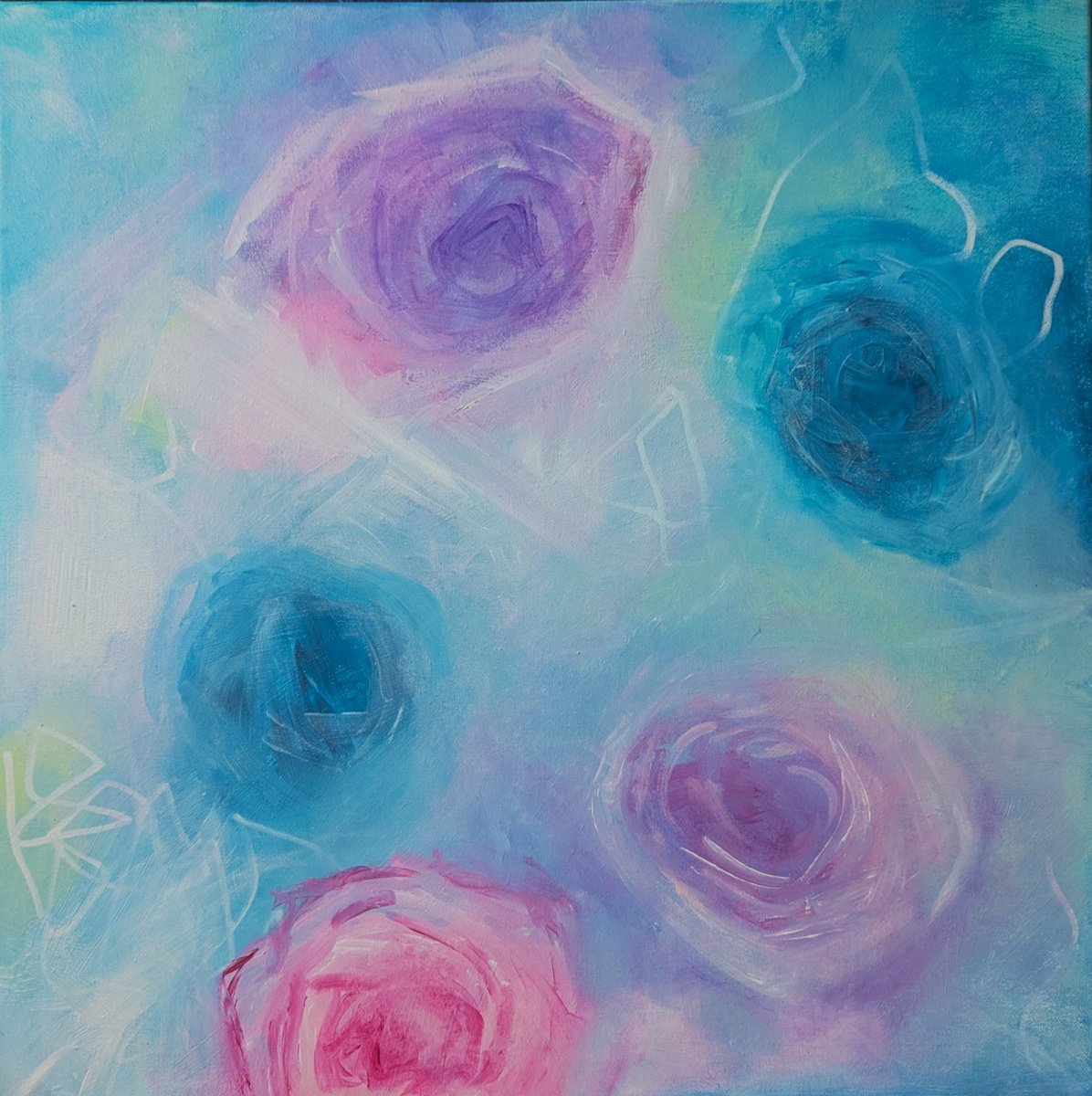 Blooms By Lisa Price, 20 X 20, Artwork For Sale On Artfinder
