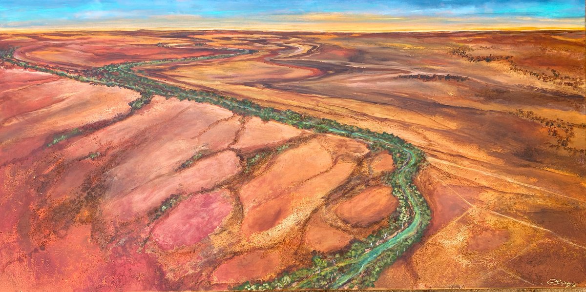 A Long Way Forward By Swapna Namboodiri, 48 X 24, Artwork For Sale On Artfinder