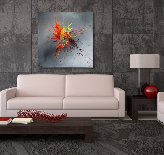 Luminous Bursts IX (Spirits Of Skies 064149) (80 x 80 cm) XXL (32 x 32 inches)