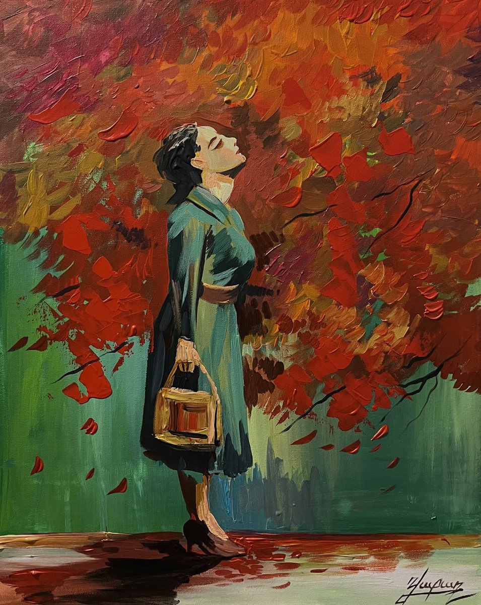 Embracing Autumn By Vahe Bagumyan, 12 X 16, Artwork For Sale On Artfinder