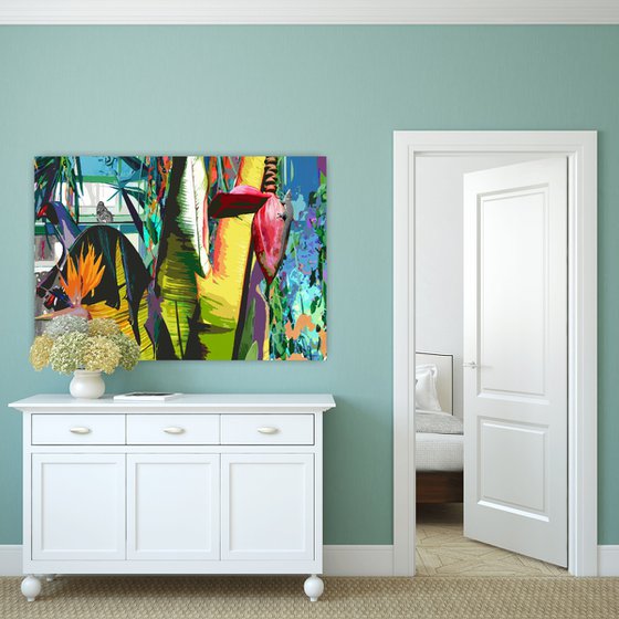 JUNGLE | ORIGINAL DIGITAL PAINTING GICLÉE ON CANVAS, EDITION OF 7 PIECES