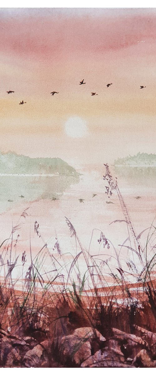 Landscape study by Yulia Schuster