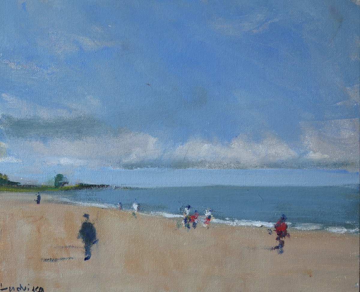 Alnmouth Beach by Malcolm Ludvigsen