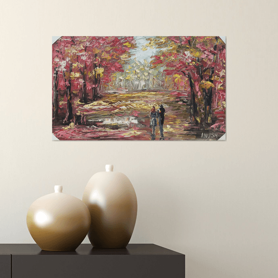 A Walk Among Falling Leaves