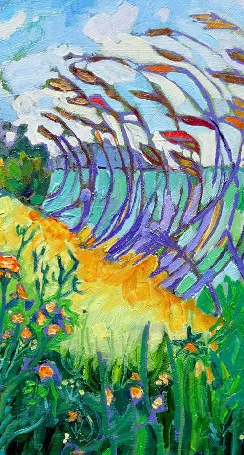 Norfolk Marsh Reeds by Mary Kemp