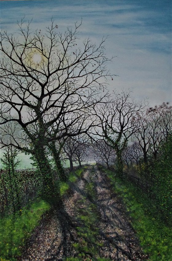 Misty February Morning  150cm x 100cm