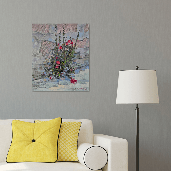 The Flowered Wall