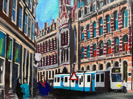 Gothic Buildings In Amsterdam