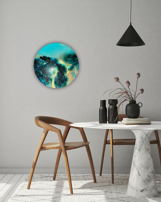 Golden Halo, Blue Depth #2