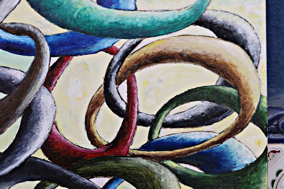 Cadena de favores . Chain of favors.