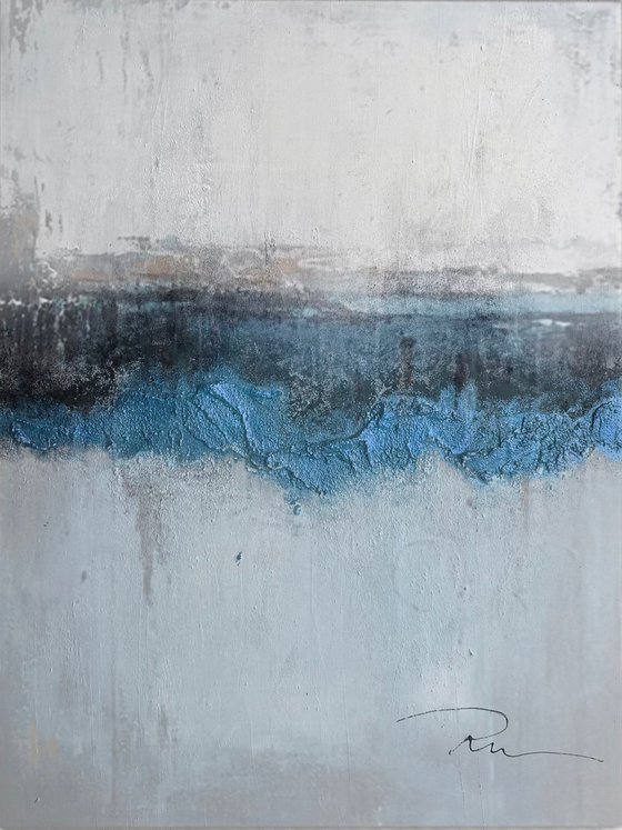 Abstract Blue Minimalism