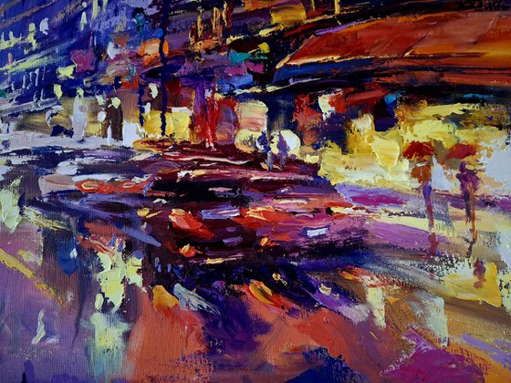 Montmartre Evening Reflections