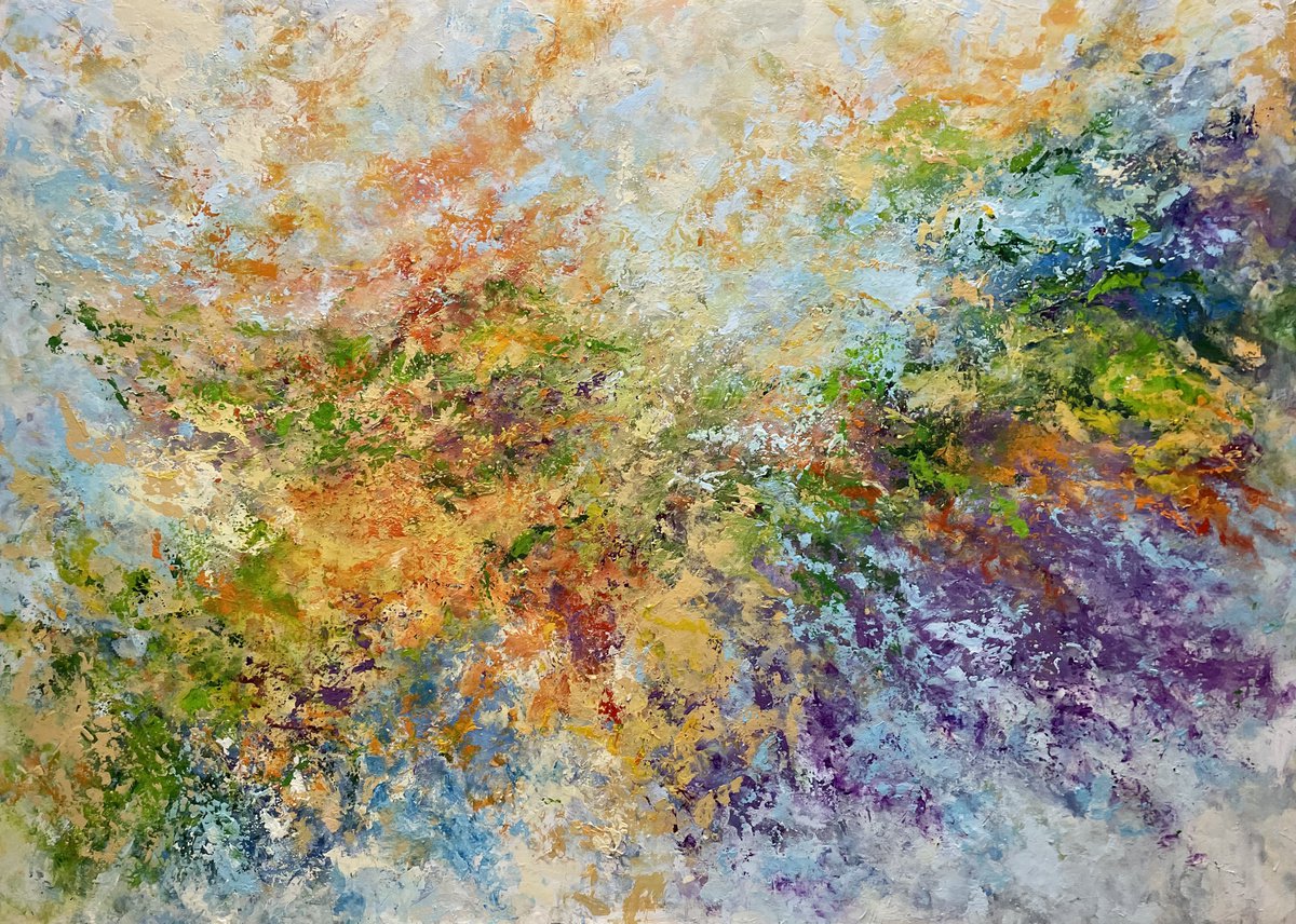  Summer Breaze By Miri Baruch, 55 X 39, Artwork For Sale On Artfinder
