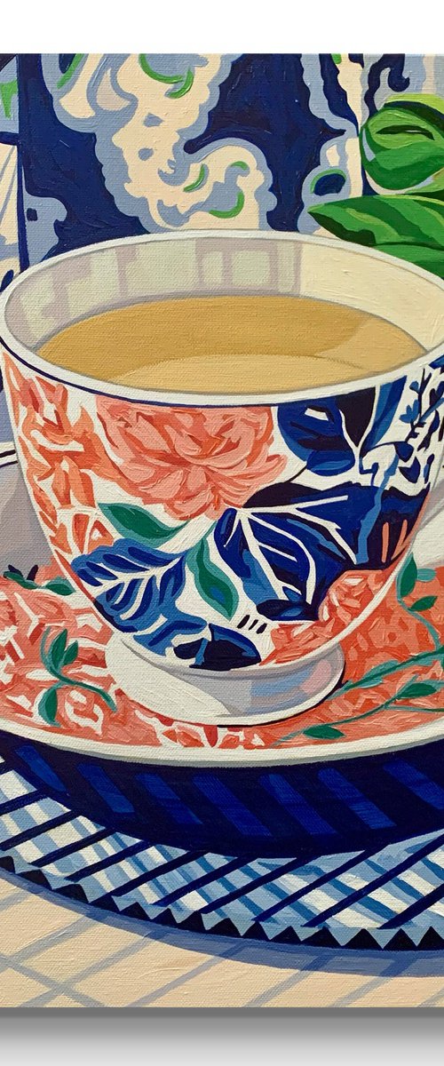 TEACUPS STILL LIFE: Magdalena by JULIE LYNCH