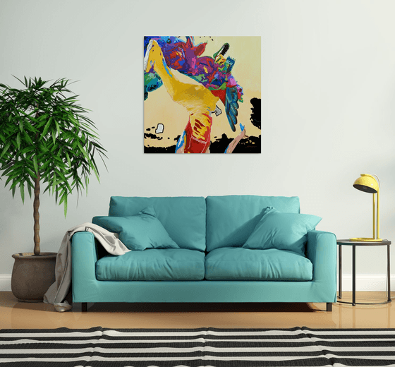 ICARUS | ORIGINAL PAINTING ACRYLIC ON CANVAS