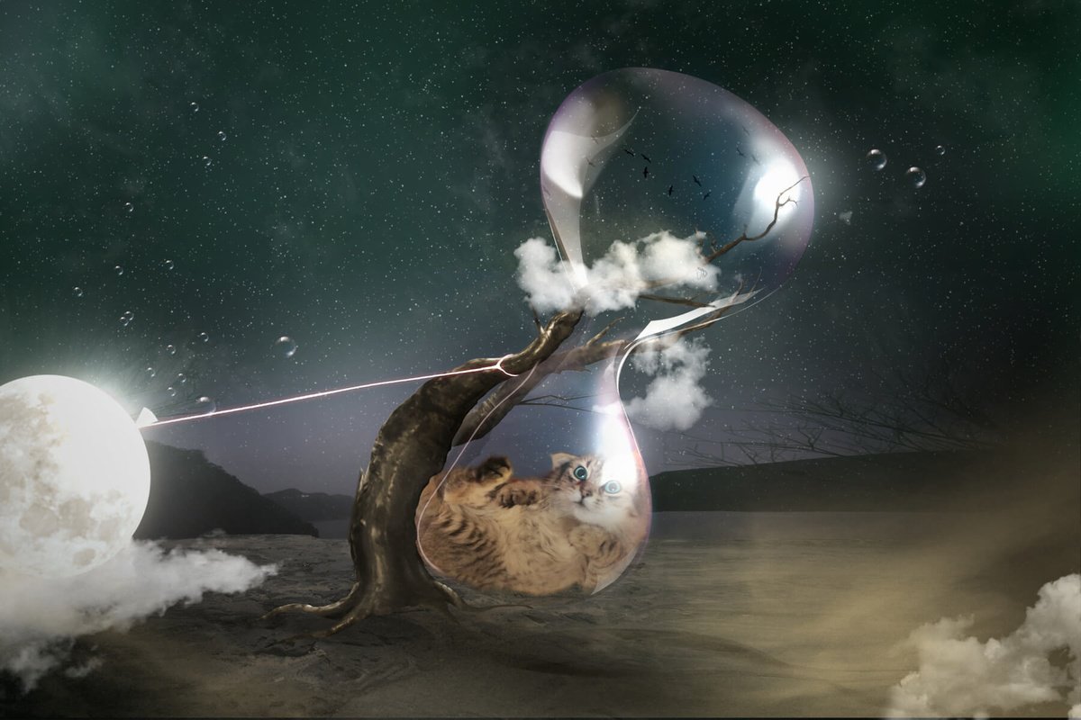 Surrealistic Animal Print By Vanessa T Stefanova, 24 X 16", Trump Hourglass, Original Artwork