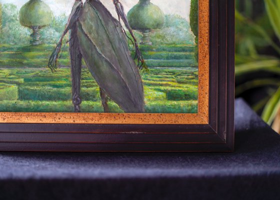 Riddles - oil painting (framed)