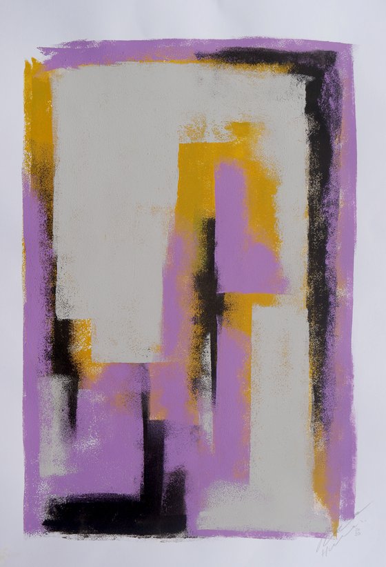 Ultra Violet -  Art on paper - 40S (A2-42cmx59,4cm)