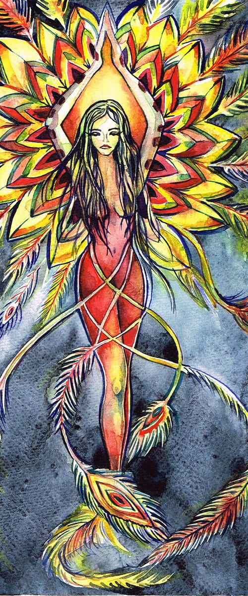 woman phoenix by Diana Aleksanian