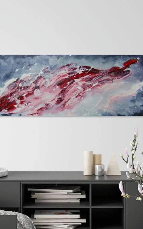 Colour flow series 'Flight of the dragon' by Emma Sian Pritchard
