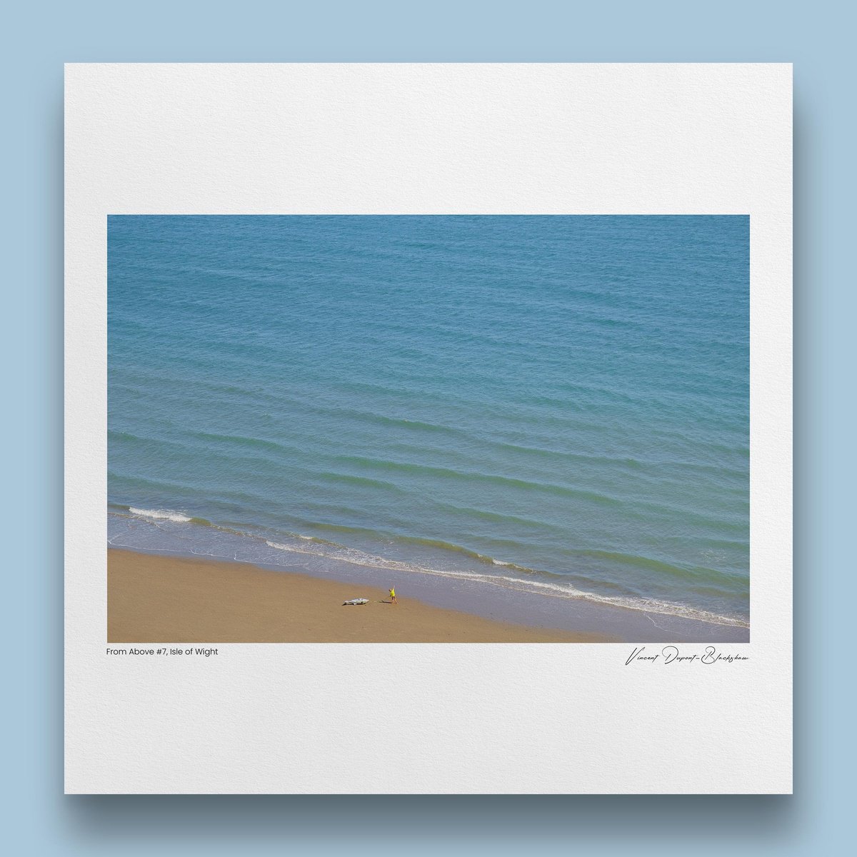 Landscape Photograph By Vincent Dupont-Blackshaw, 20 X 20", From Above #7, Original Artwork