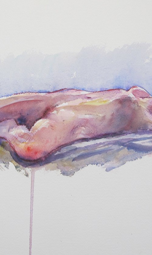 reclining female nude by Rory O’Neill